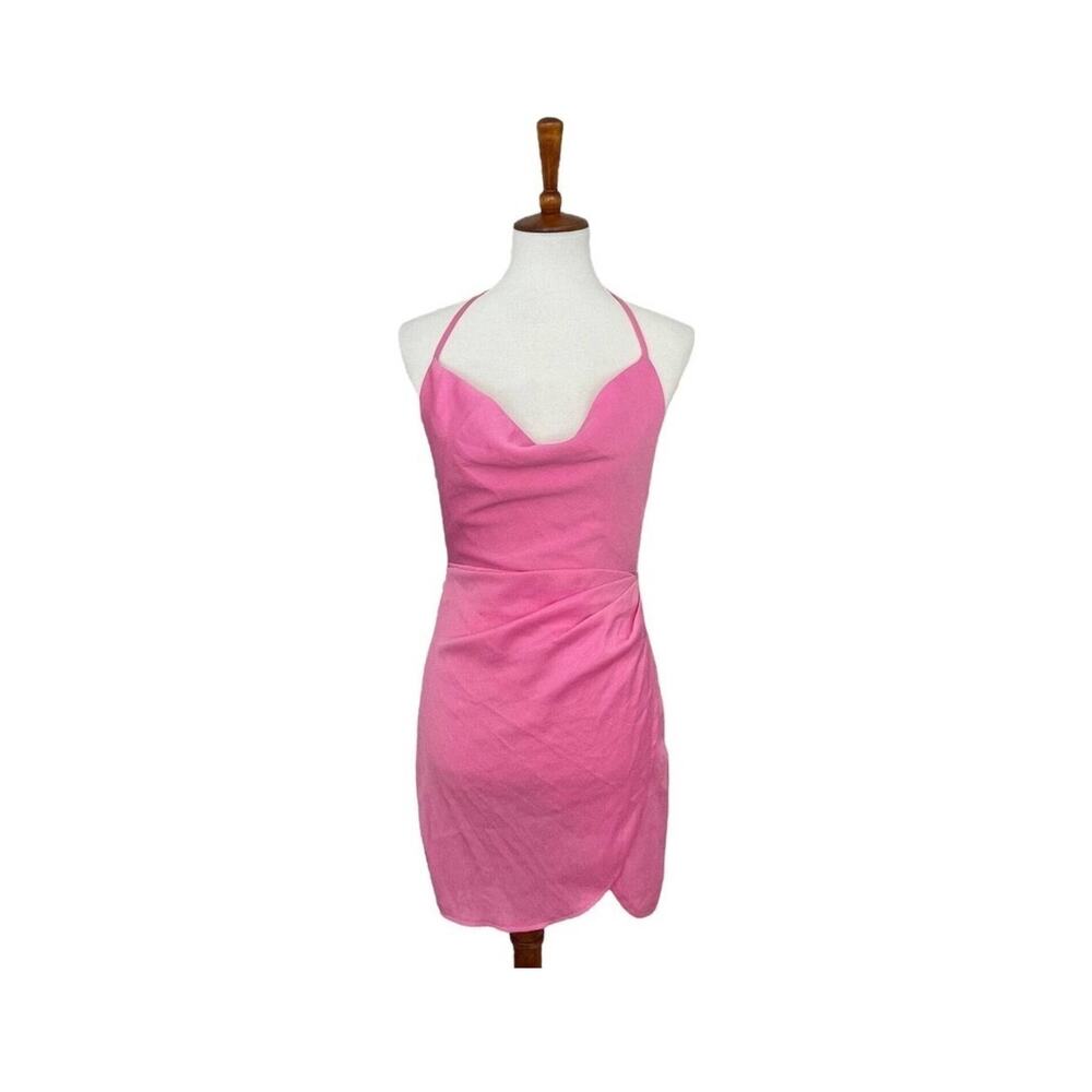 Princess Polly Ensley Bubble Gum Pink Mini Dress Size: 6 (Small)